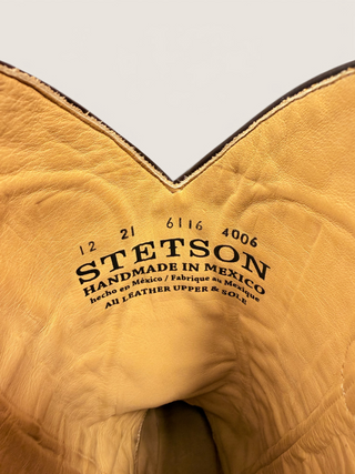 Stetson Cowboy Boots Size W 10