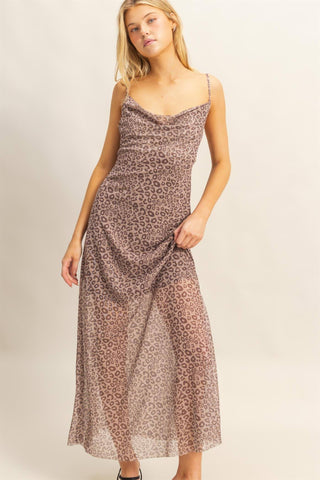 There Was This Girl Leopard Dress