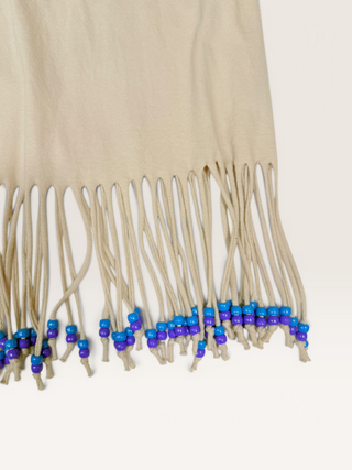 Beaded Fringe Chop Shop T-Shirt