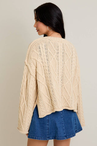 Lainey Cable Knit Sweater