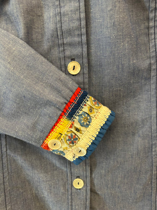 Vintage Men’s Snap Up Shirt S