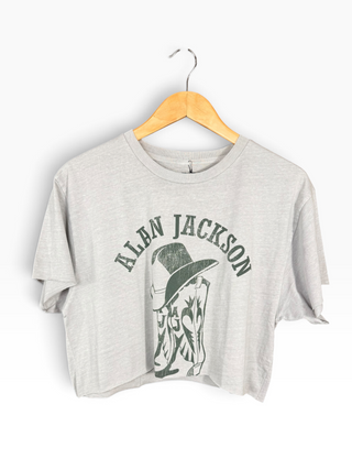 Alan Jackson Chop Shop Simple Crop Top
