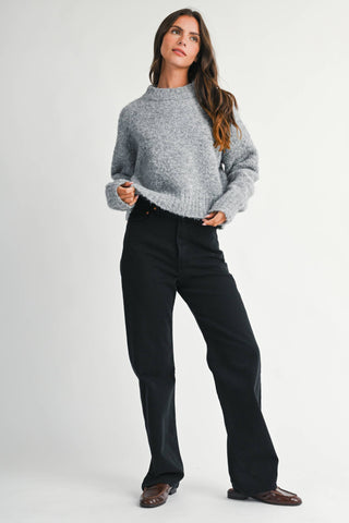 November Rain Mock Neck Sweater