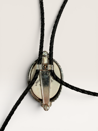 Red Banded Lace Agate Bolo Tie