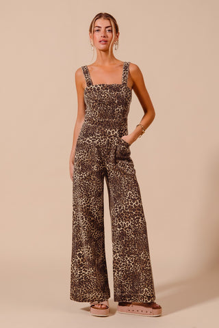Dirty Little Secret Leopard Jumpsuit