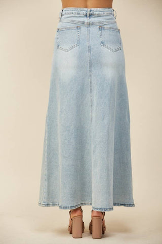 Sadie Maxi Denim Skirt