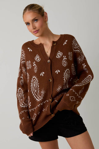 Road Runner Paisley Sweater