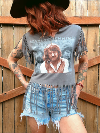Chop Shop Waylon Jennings T-Shirt