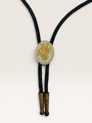 Dancing Opalite Bolo Tie