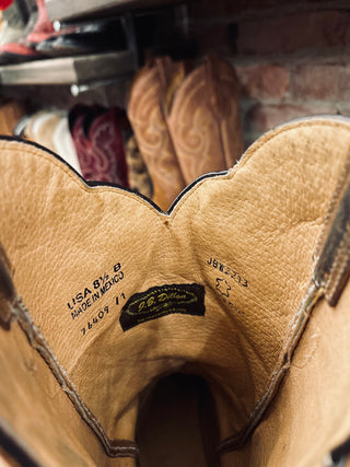 Vintage JB Dillon Cowboy Boots W Sz 8.5