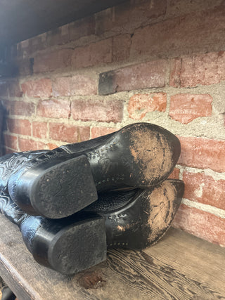 Los Altos Ostrich Leg Men’s Cowboy Boots Size 10.5