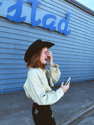 Showgirl Star Zip Up Shorts