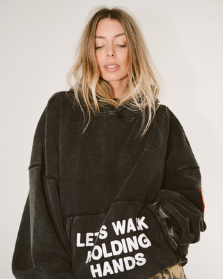 HLM Sorry Mom Hoodie Vintage Black