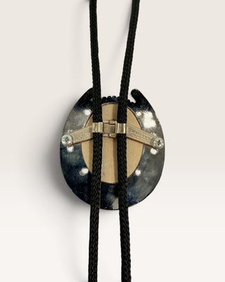 Turritella Fossil Agate Bolo Tie