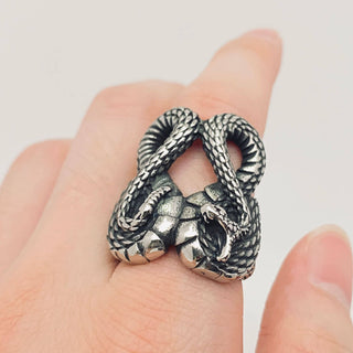 Snake In The Grass Biker Ring