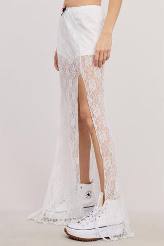 No Vacancy Lace Skirt