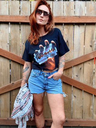 Chop Shop Judas Priest Crop Top