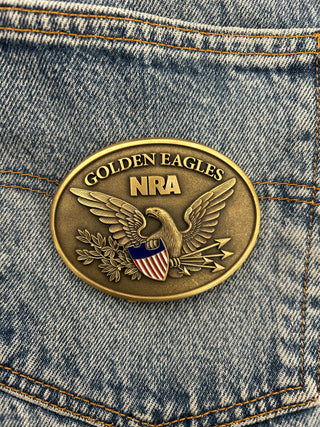 Golden Eagles NRA Belt Buckle