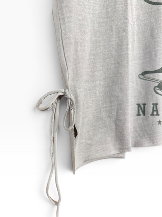 Alan Jackson Chop Shop Distressed Crop Top