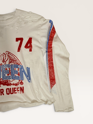 Queen Chop Shop Distressed Long Sleeve