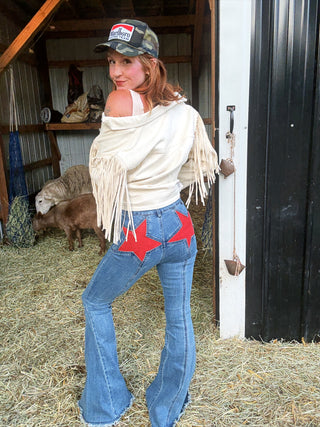 Nomad Denim Fringe Jacket