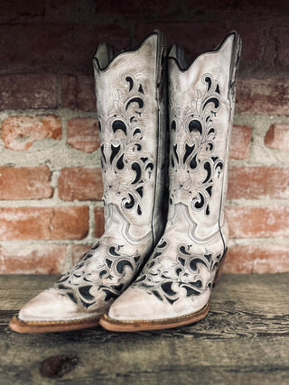 Vintage JB Dillon Cowboy Boots W Sz 7