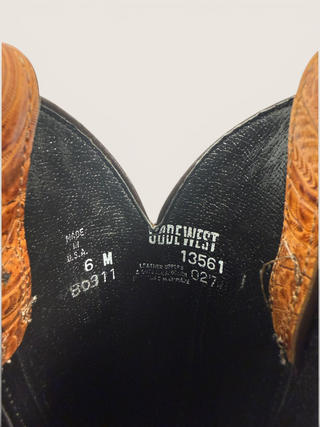 Code West Floral Cowboy Boots Size 6