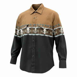 Vintage Men’s Panhandle Slim Snap Up Size Medium