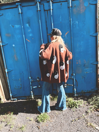 Good Vibes Oversized Cardigan