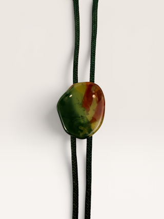 Polychrome Jasper Vintage Bolo Tie