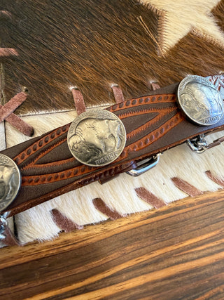 Buffalo Nickel Boot Harness Chain