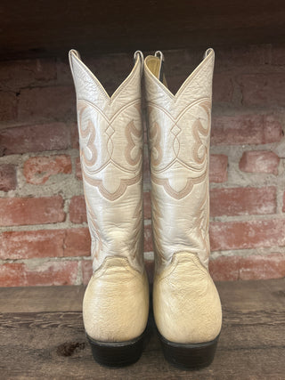 Panhandle Slim Smooth Quill Ostrich Men’s Cowboy Boots Size 11