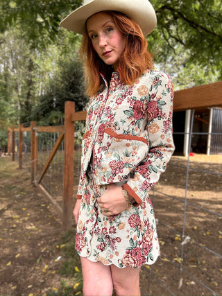 Letting Me Down Jacquard Tapestry Jacket
