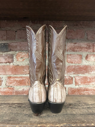 Tony Lama Genuine Eel Women's Cowboy Boots Size 8