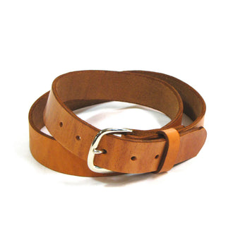 Saddle Tan Genuine Leather Belt