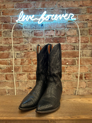 El Dorado Genuine Lizard Men's Cowboy Boots Size 10