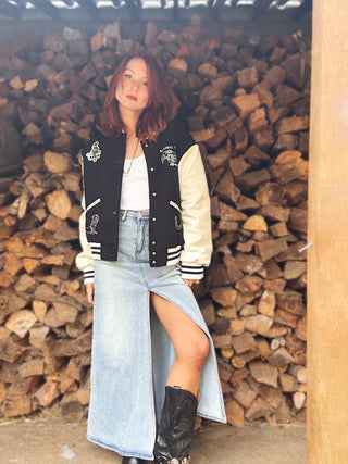 Sadie Maxi Denim Skirt