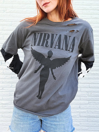 Chop Shop Nirvana Long Sleeve  T-Shirt