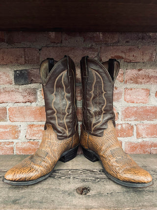 Vintage Abilene Cowboy Boots M Sz 11.5