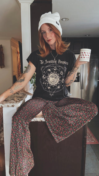 Stevie Velvet Bell Bottom Pants