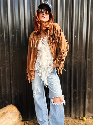 Wish You Didn't Know Fringe Shacket