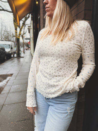 Just A Girl Floral Top