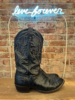 Tony Lama Vintage Ostrich Men’s Cowboy Boots Size 11.5