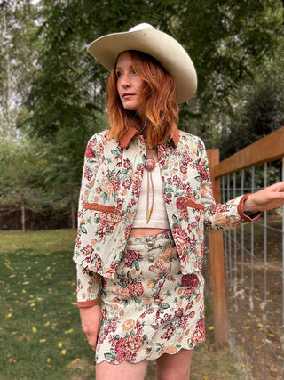 Letting Me Down Jacquard Tapestry Jacket