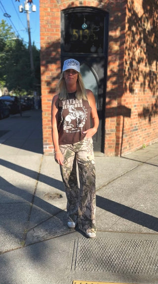 Stella Wide Leg Camo Pants