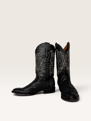 Cowboy Brand Snake Skin Cowboy Boots Men's Size 10.5