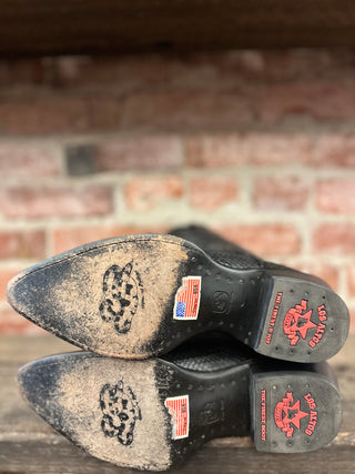 Los Altos Genuine Snake Women’s Cowboy Boots Size 9.5, Men’s 8