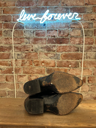 Los Altos Genuine Lizard Men’s Cowboy Boots Size 11 wide