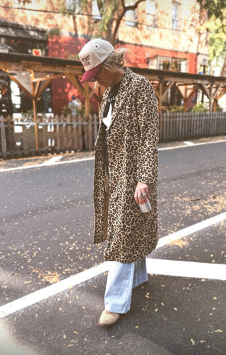 On The Run Leopard Coat