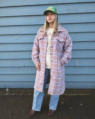 Roxy Plaid Brushed Flannel Jacket